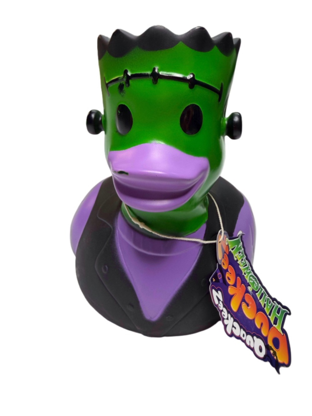 Quackeez Duckeez Spooky Halloween Frankenstein 11" Large Rubber Duck Viral New